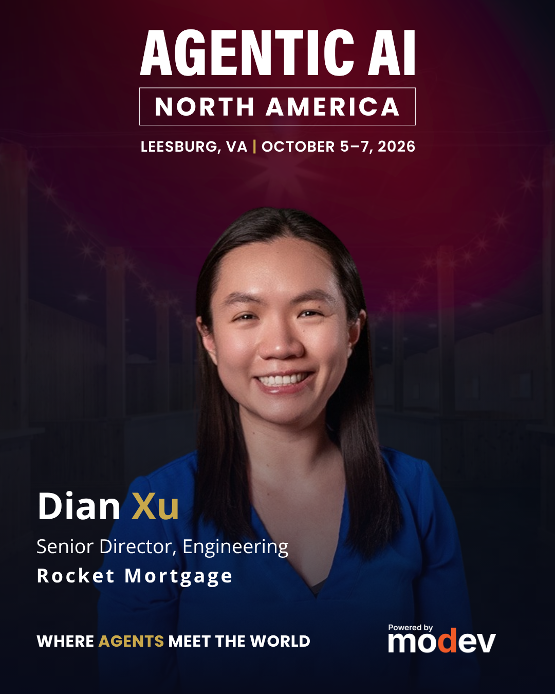 AGENTIC AI North America Speaker Cards_Dian Xu