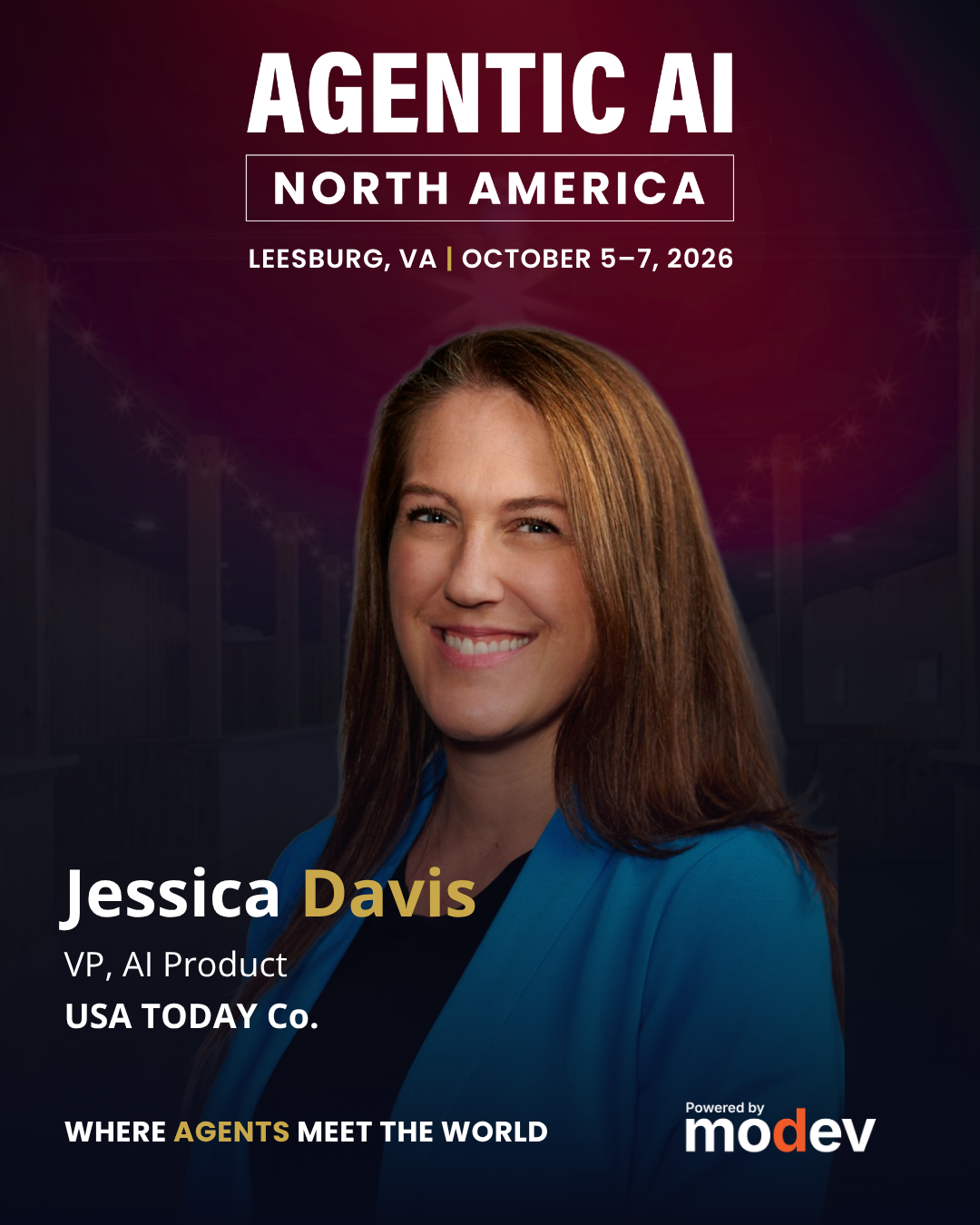 AGENTIC AI North America Speaker Cards_Jessica Davis