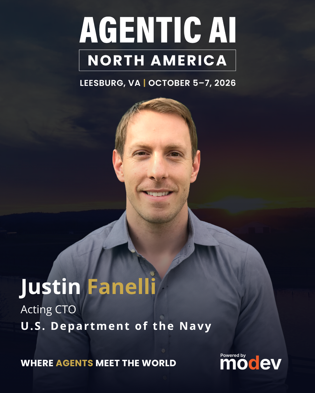 AGENTIC AI North America Speaker Cards_Justin Fanelli
