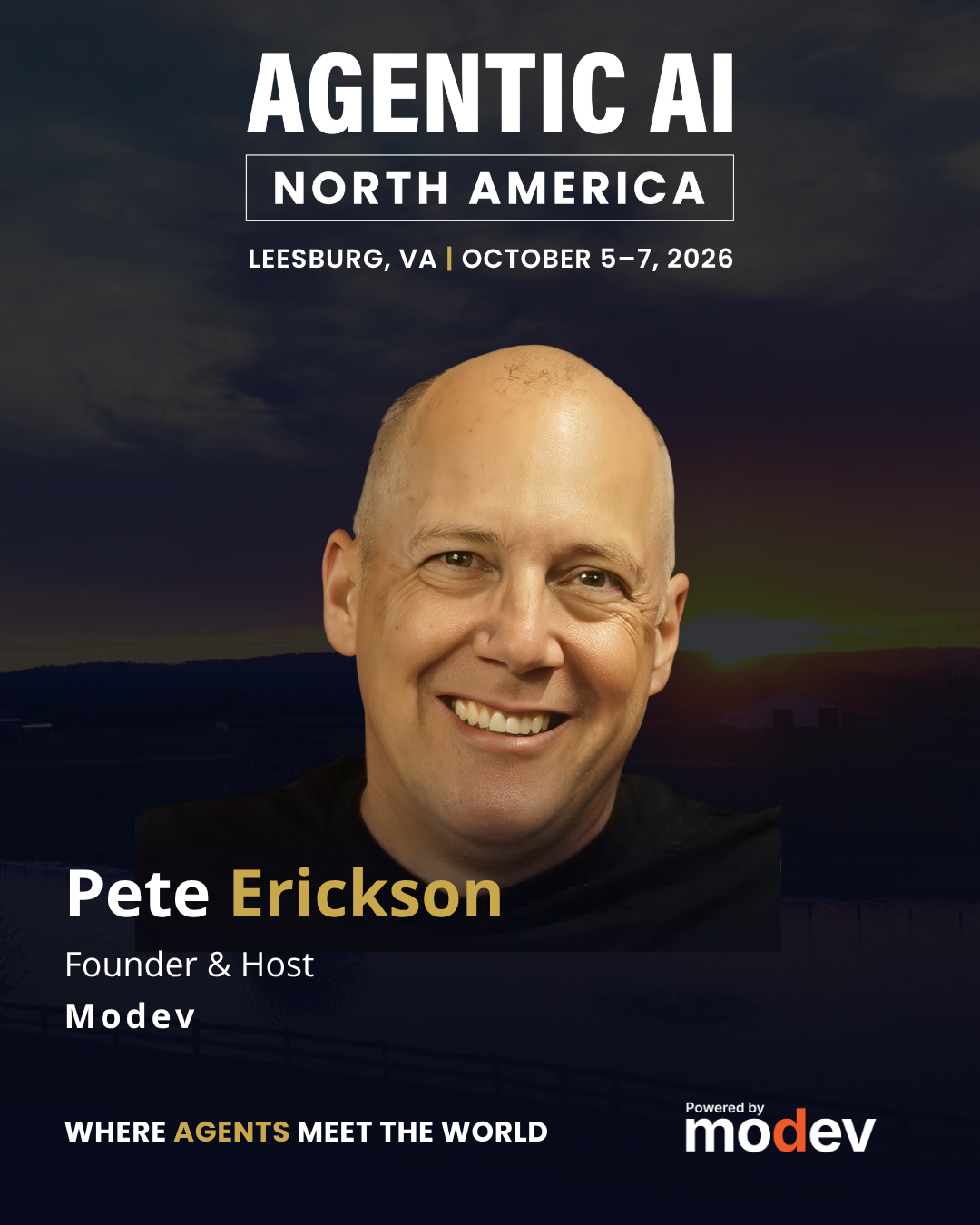 AGENTIC AI North America Speaker Cards_Pete Erickson