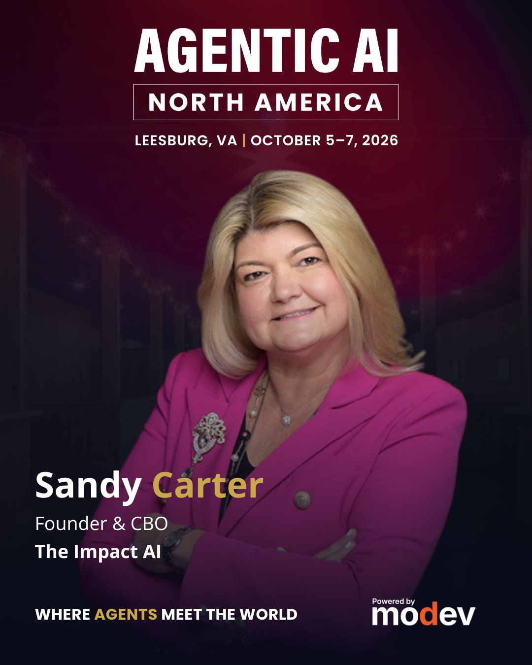 AGENTIC AI North America Speaker Cards_Sandy Carter