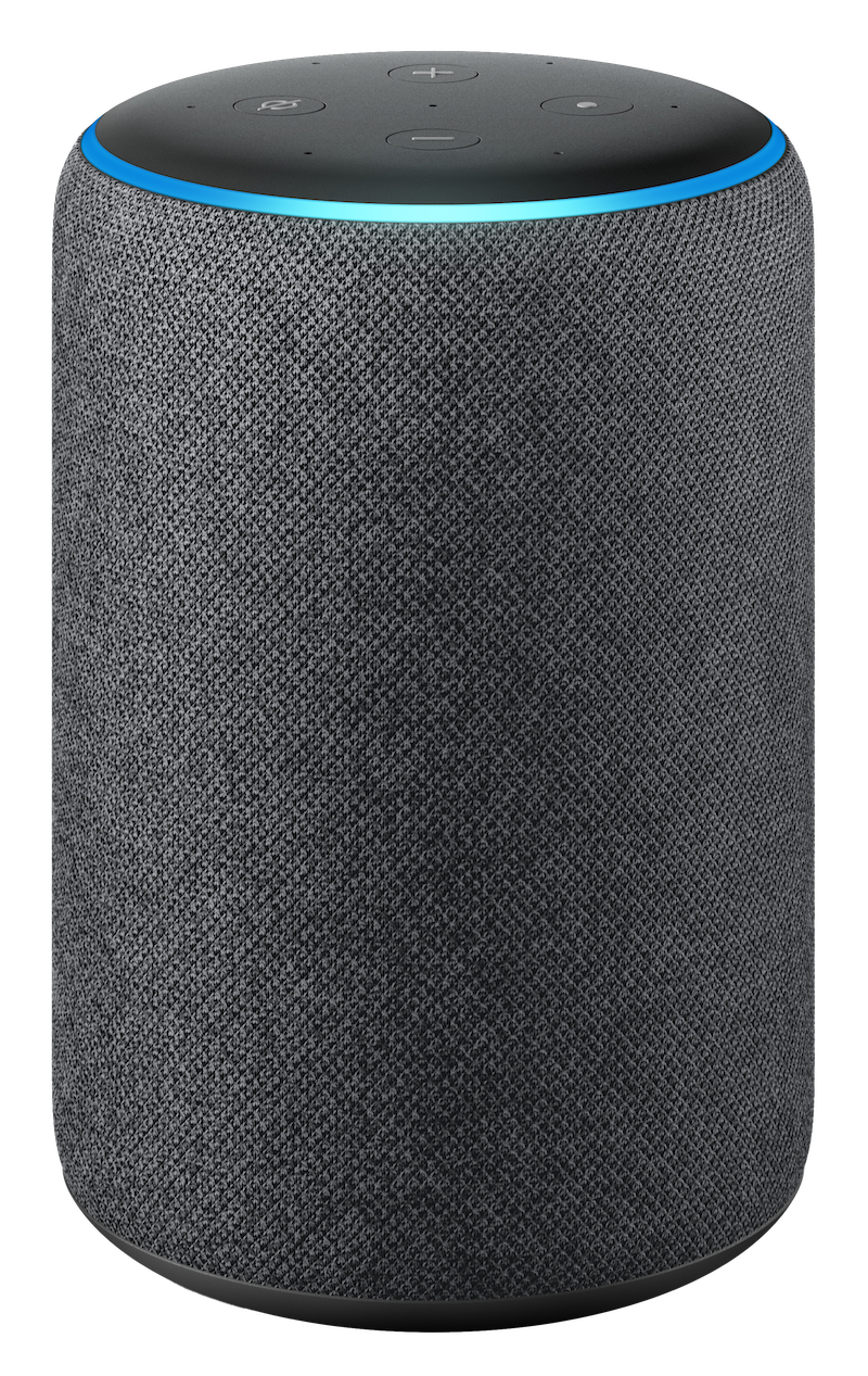 Echo Plus, Charcoal, Front On-1-1